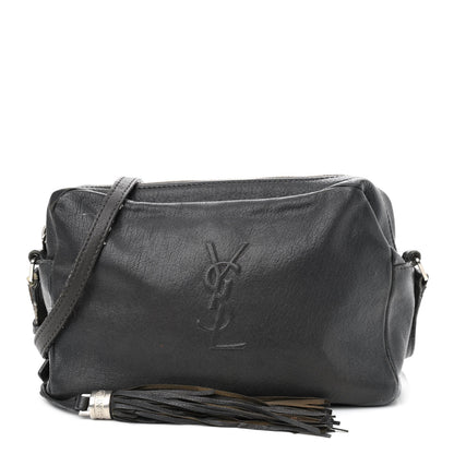 Saint Laurent Lambskin Monogram Small Lou Camera Bag Asphalt 1 of 18