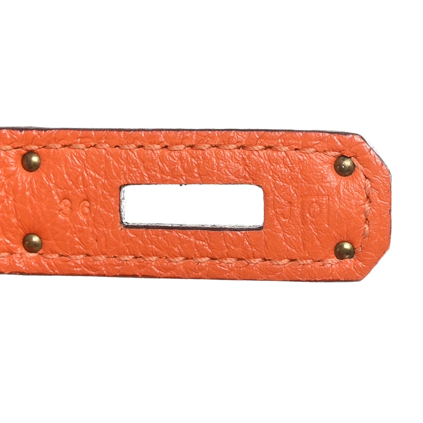 Togo Birkin 35 Orange