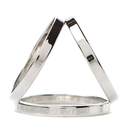 Hermes Palladium Trio Scarf Ring 1 of 6