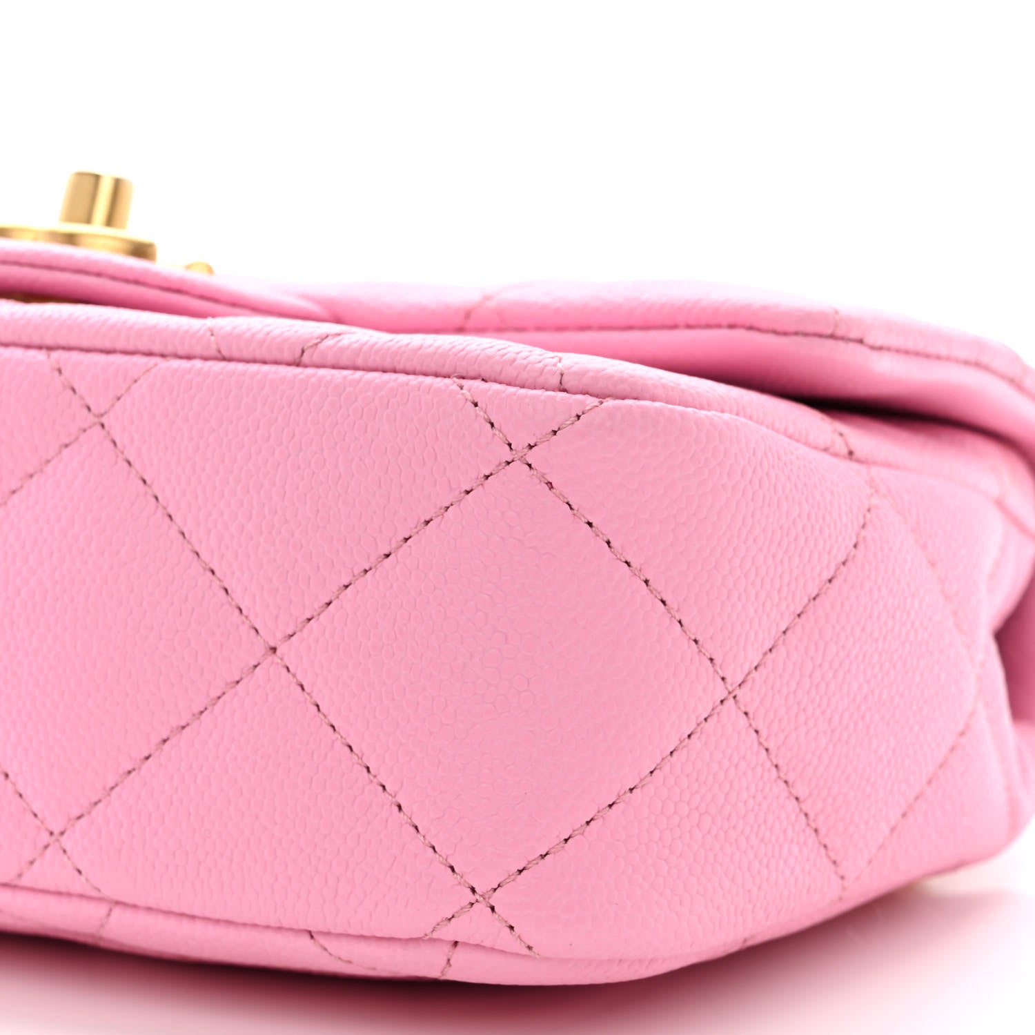 Chanel Caviar Quilted Mini Sweetheart Flap Lilac 10 of 11