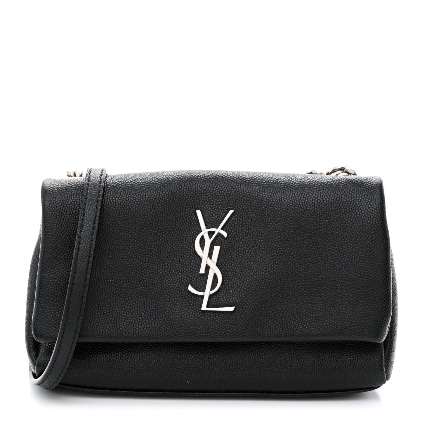 Grain De Poudre Monogram Toy West Hollywood Fold-Over Bag Black