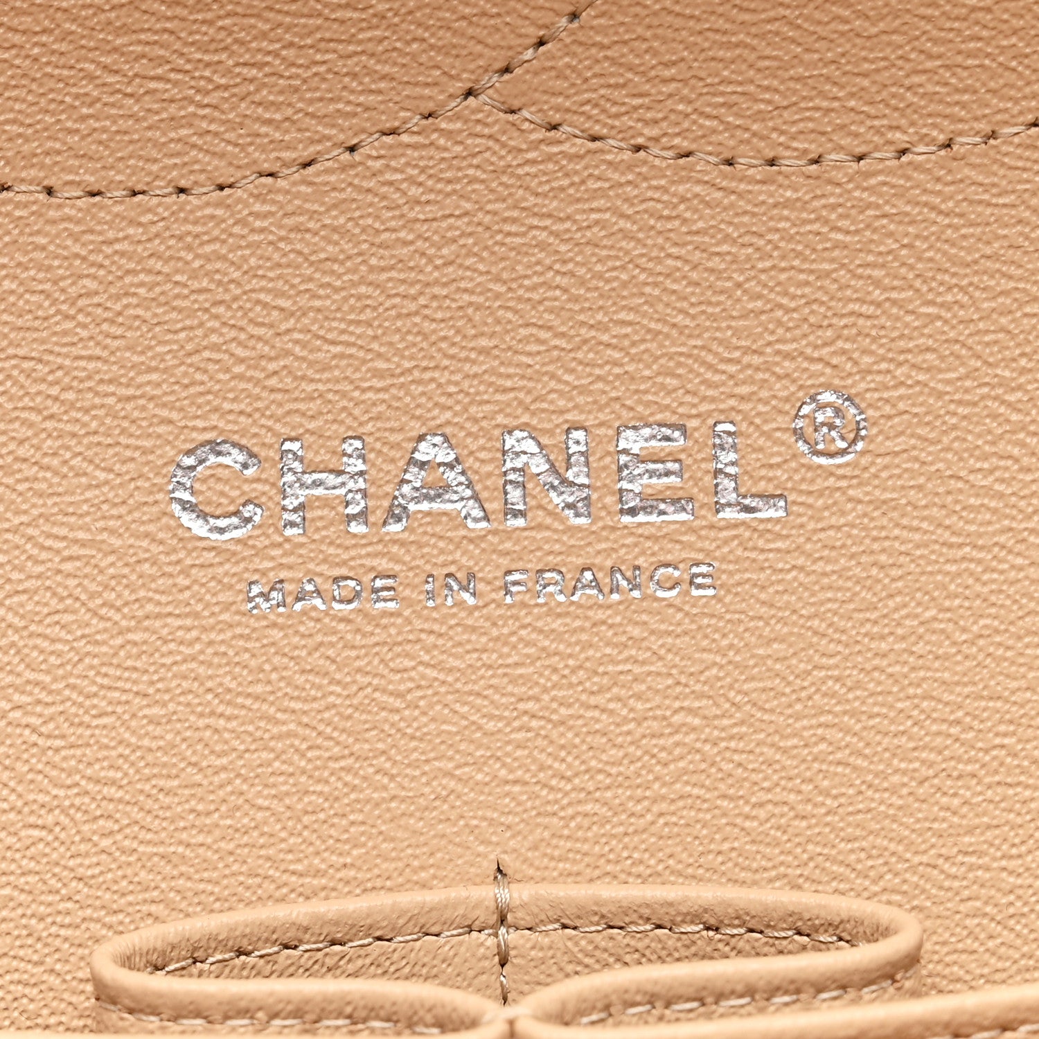 Chanel Caviar Quilted Jumbo Double Flap Beige Clair 6 of 10