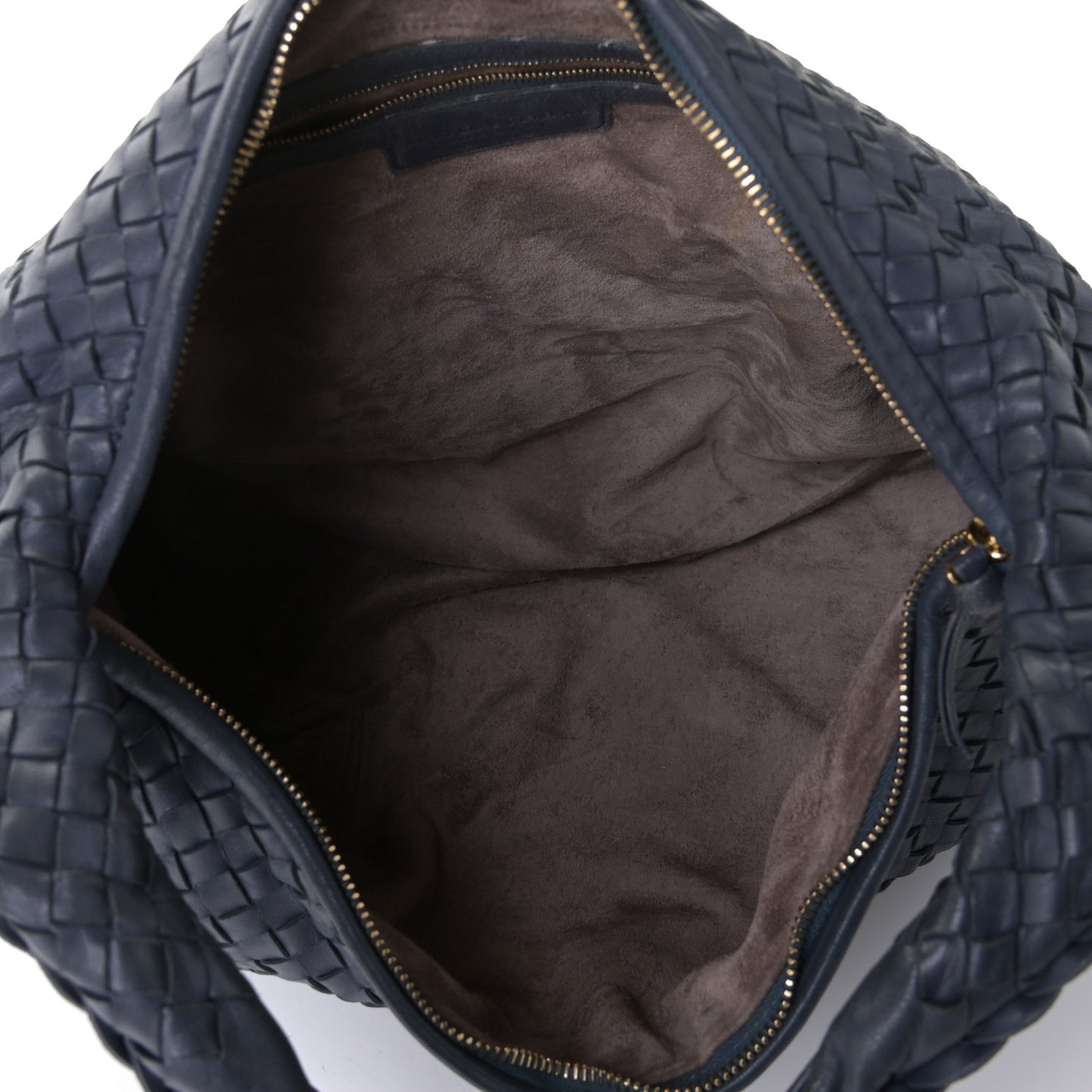 Nappa Intrecciato Large Veneta Hobo Atlantic