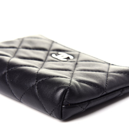 Chanel Lambskin Quilted Key Holder Case Black 9 of 11