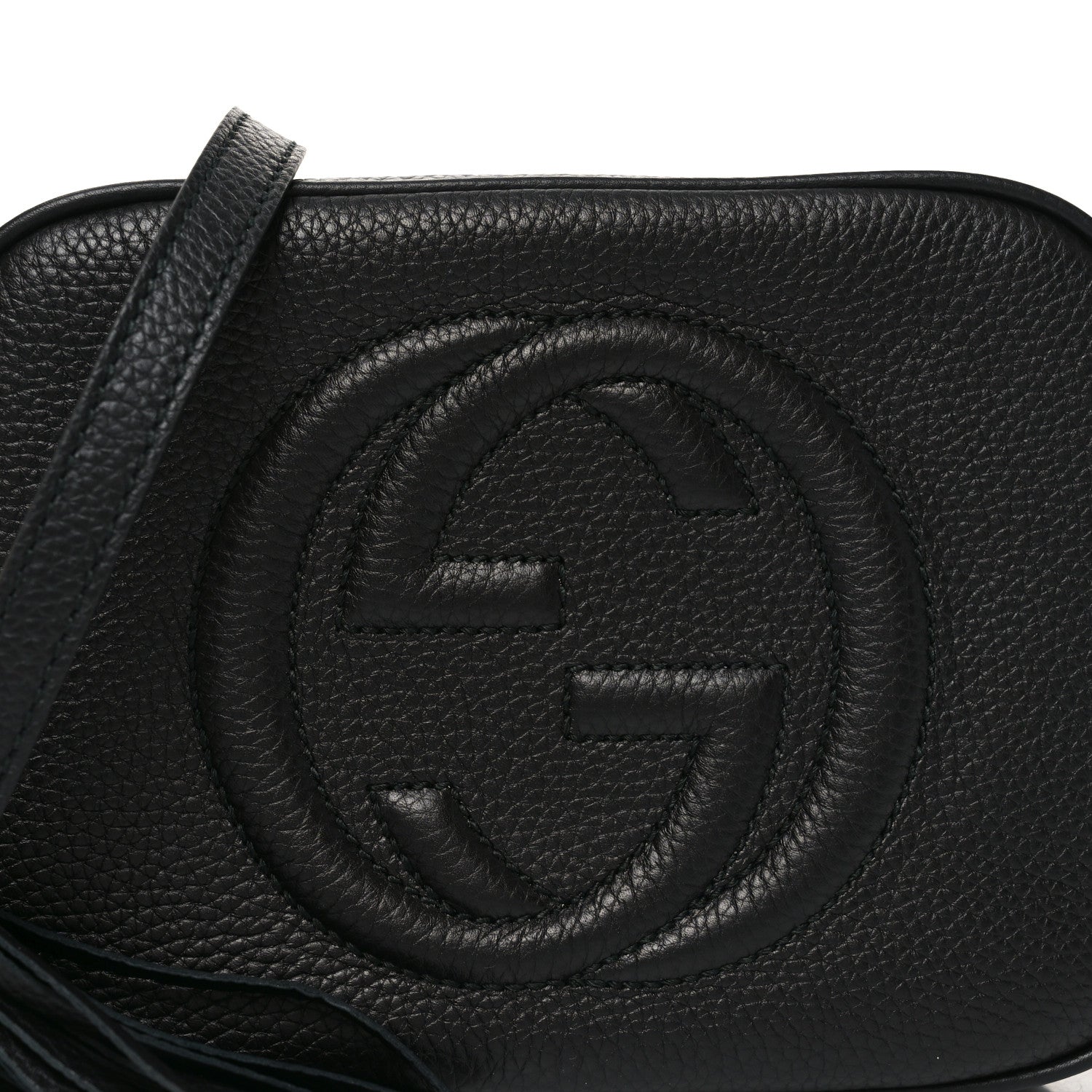 Gucci Pebbled Calfskin Small Soho Disco Bag Black 8 of 11