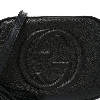 Gucci Pebbled Calfskin Small Soho Disco Bag Black 8 of 11