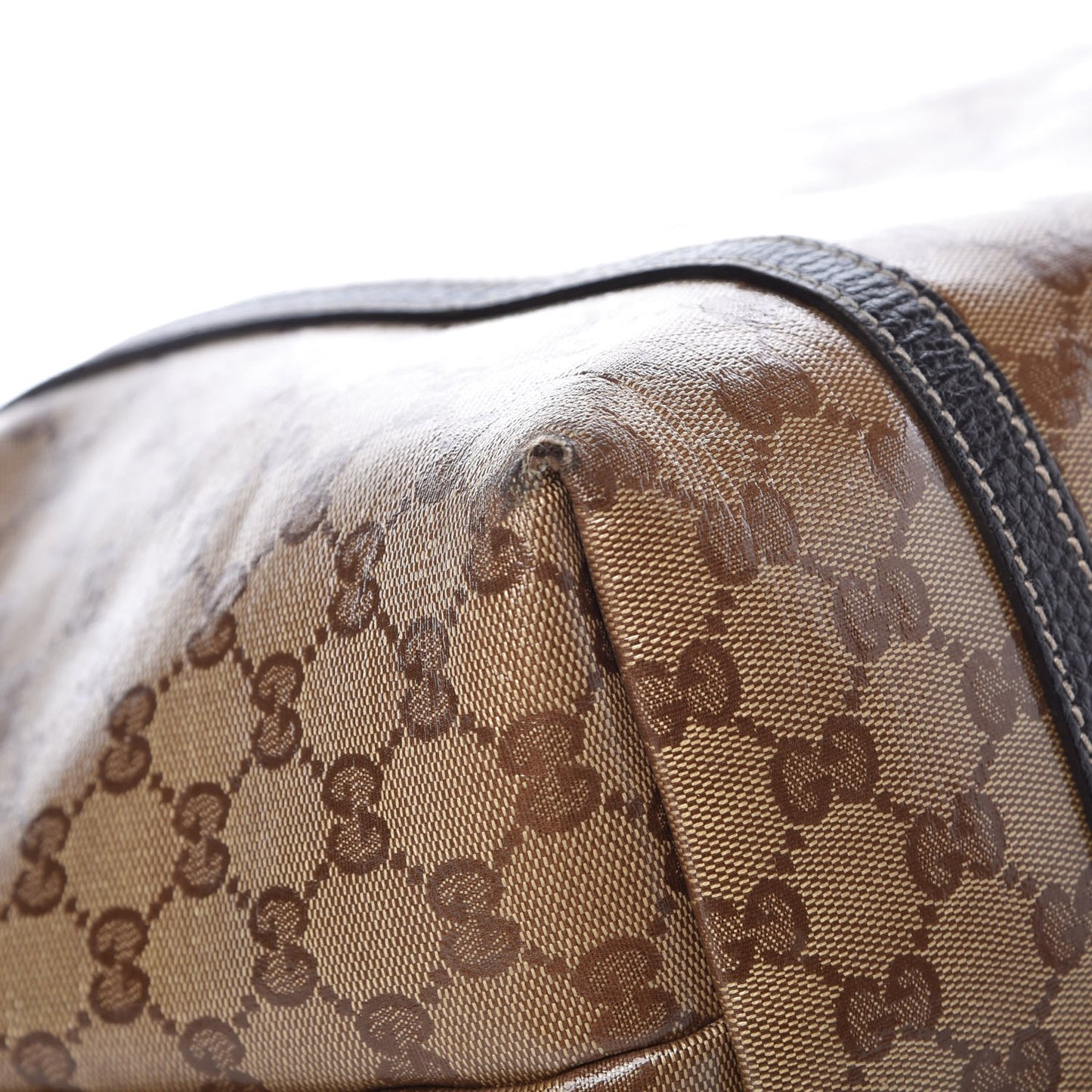 Crystal Monogram Medium Joy Tote Beige Ebony Testa di Moro