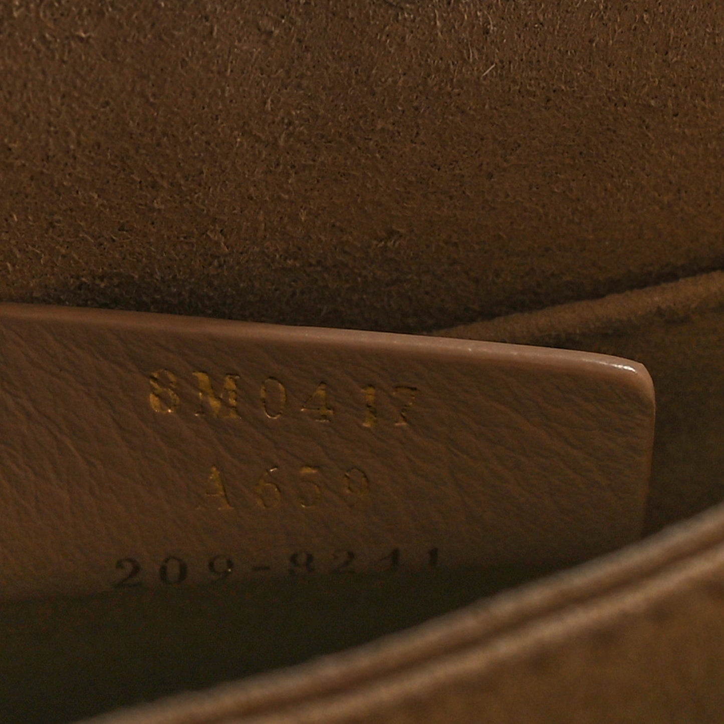 Vitello Liberty Bi-Color FF 1974 Embossed Small Kan U Shoulder Bag Maya Black