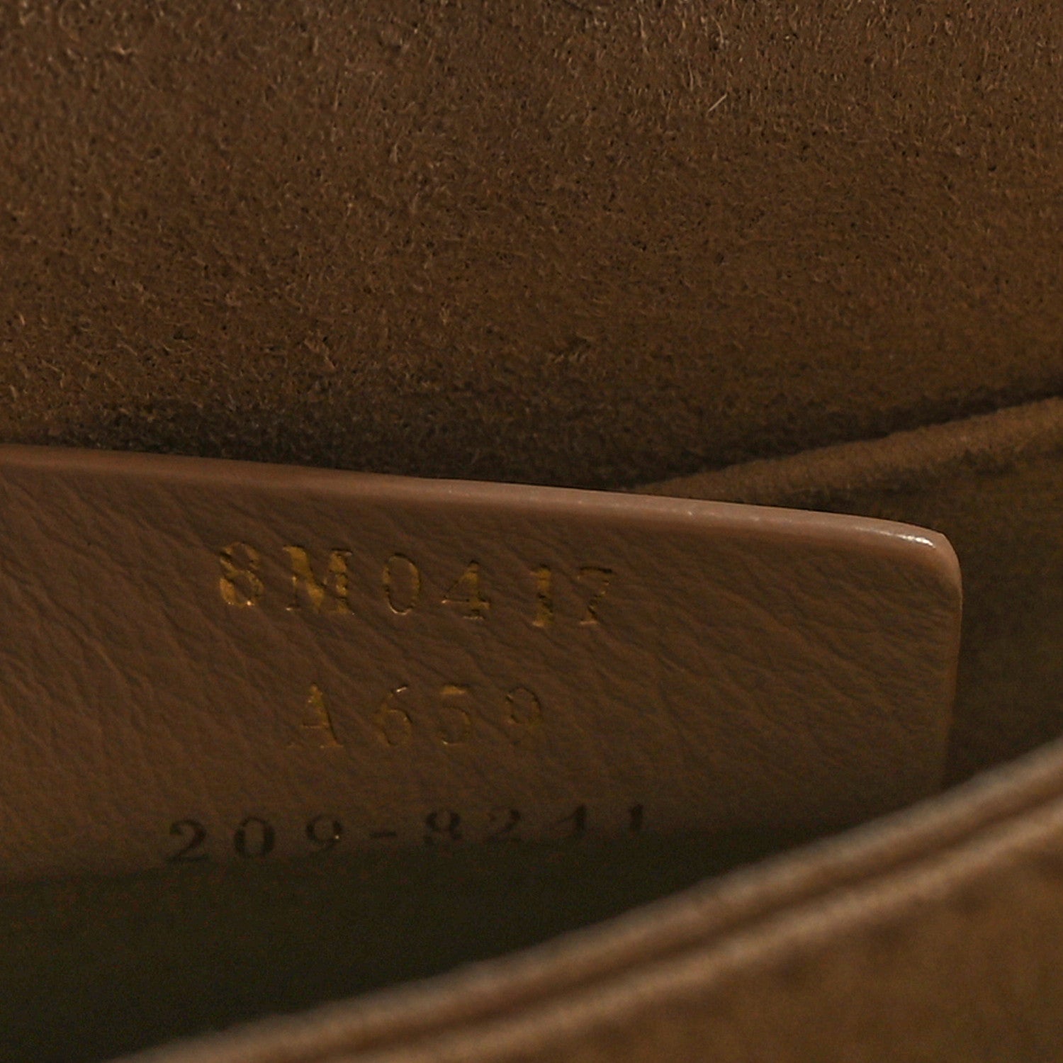 Fendi Vitello Liberty Bi-Color FF 1974 Embossed Small Kan U Shoulder Bag Maya Black 7 of 9