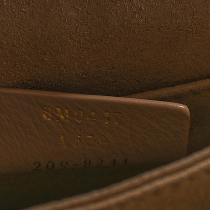 Fendi Vitello Liberty Bi-Color FF 1974 Embossed Small Kan U Shoulder Bag Maya Black 7 of 9