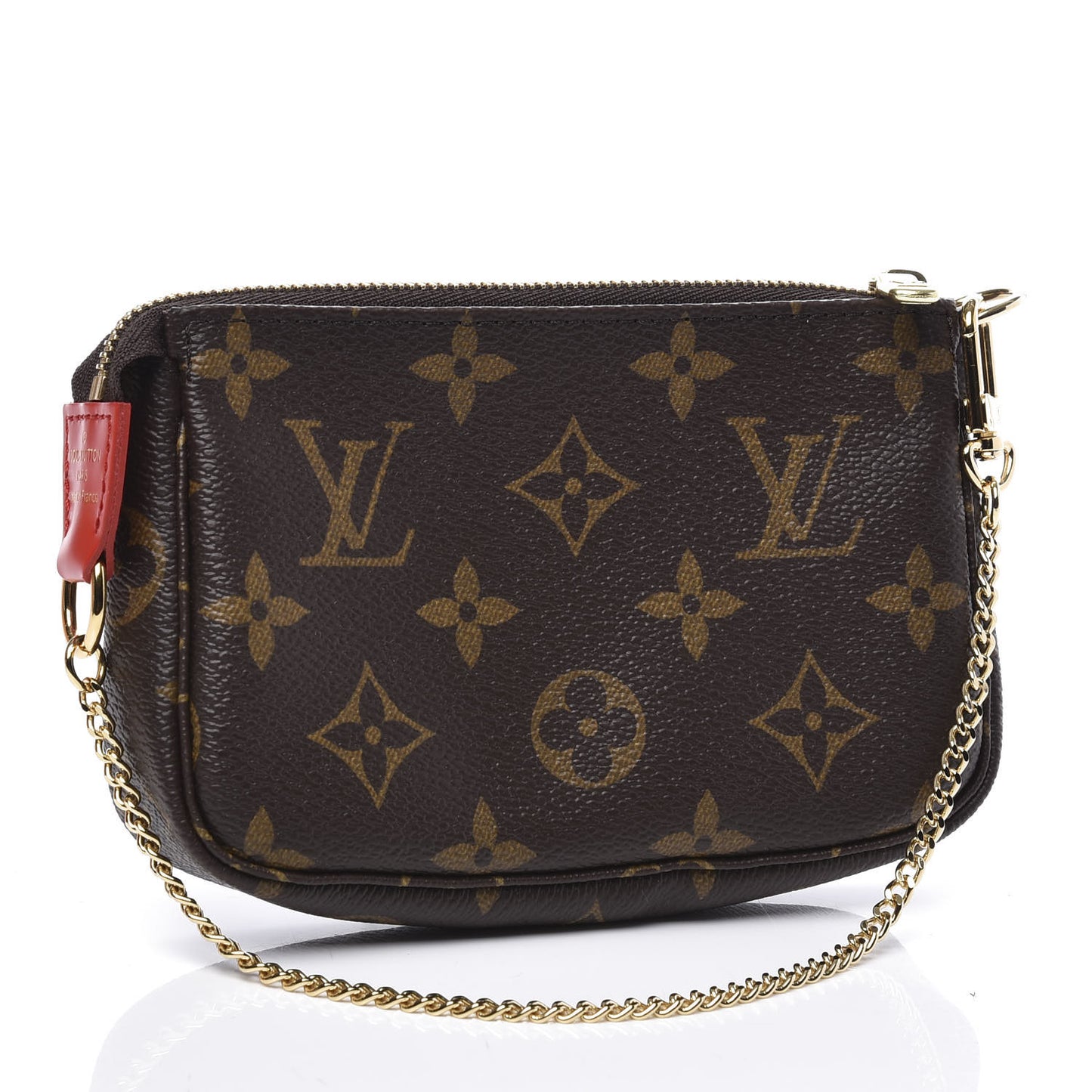 Monogram 2020 Christmas Animation Bumper Cars Mini Pochette Accessories Coquelicot