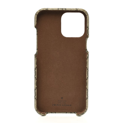 Gucci GG Supreme Monogram Ophidia iPhone 13 Pro Max Phone Case Brown 3 of 5