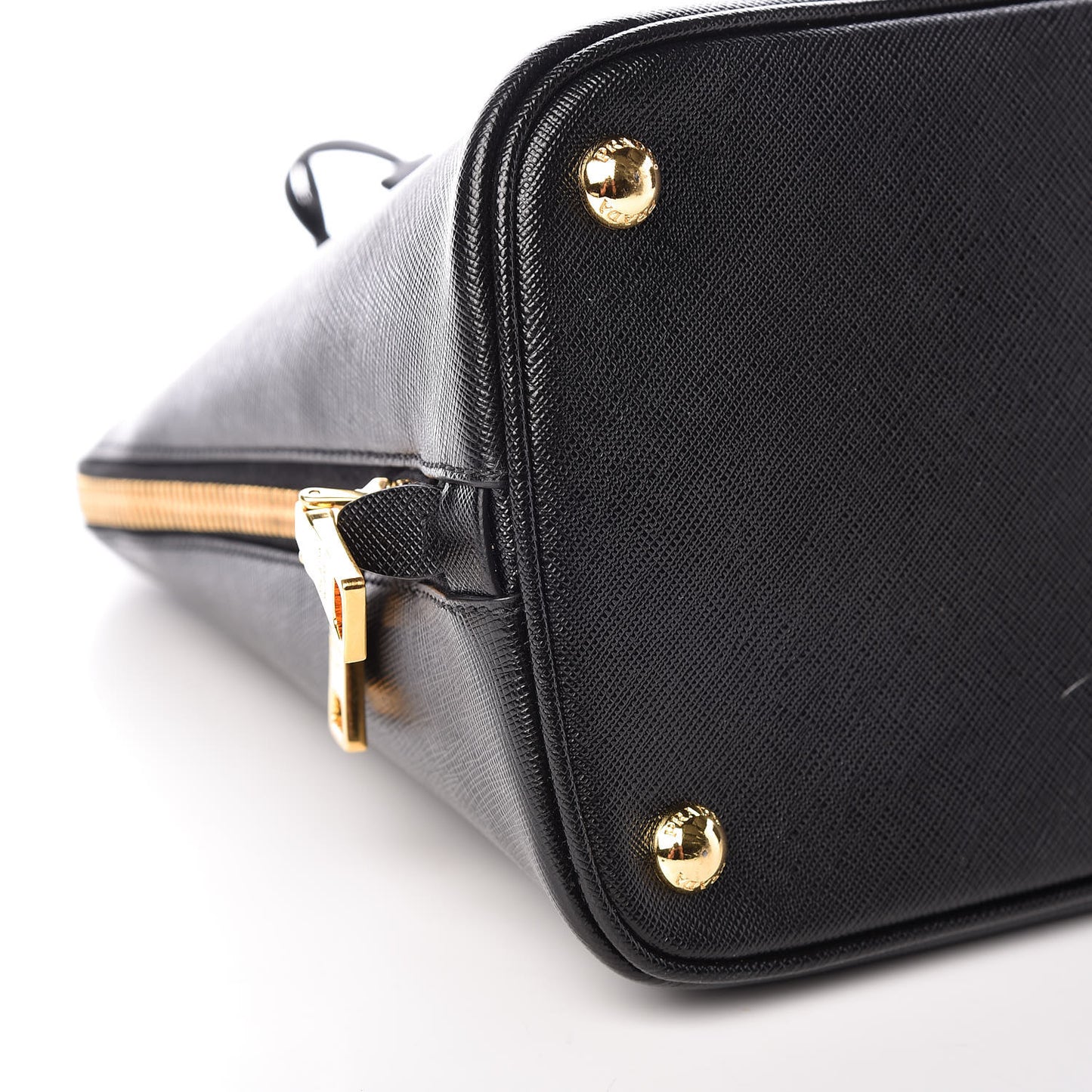 Saffiano Lux Large Promenade Tote Black