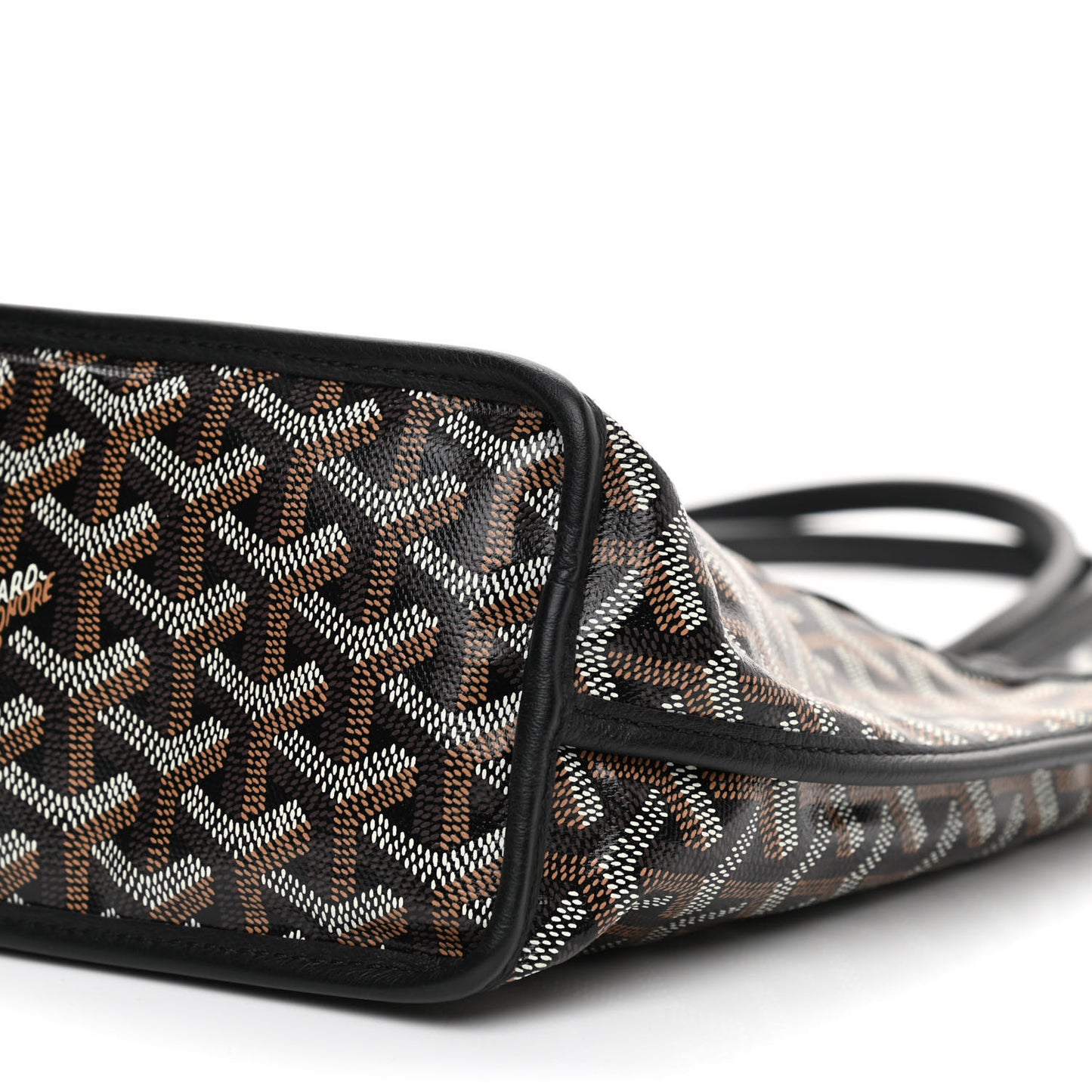 Goyardine Reversible Mini Anjou Black