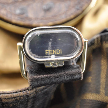 Fendi Zucca Nappa Nuvolata Vitello Tortuga Spy Tobacco Moro 11 of 11
