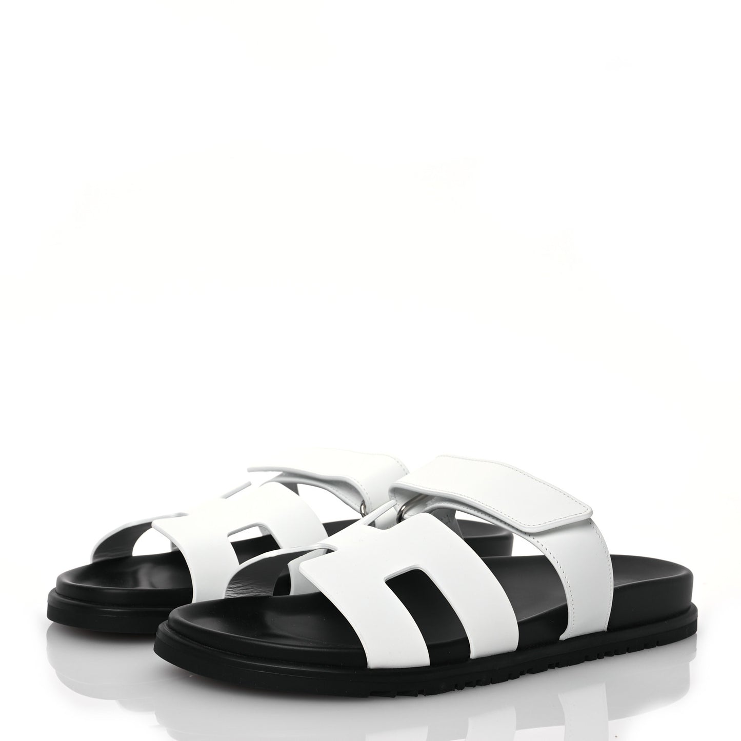 Calfskin Womens Chypre Sandals 41.5 White
