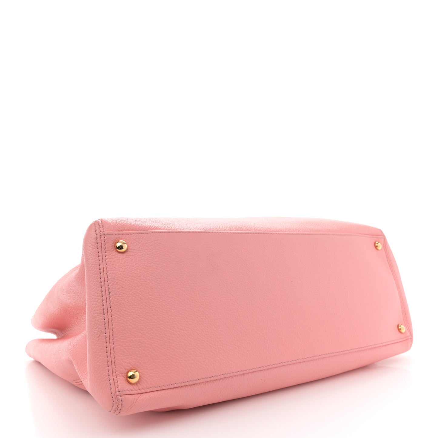 Calfskin Cerf Executive Shopper Tote Pink