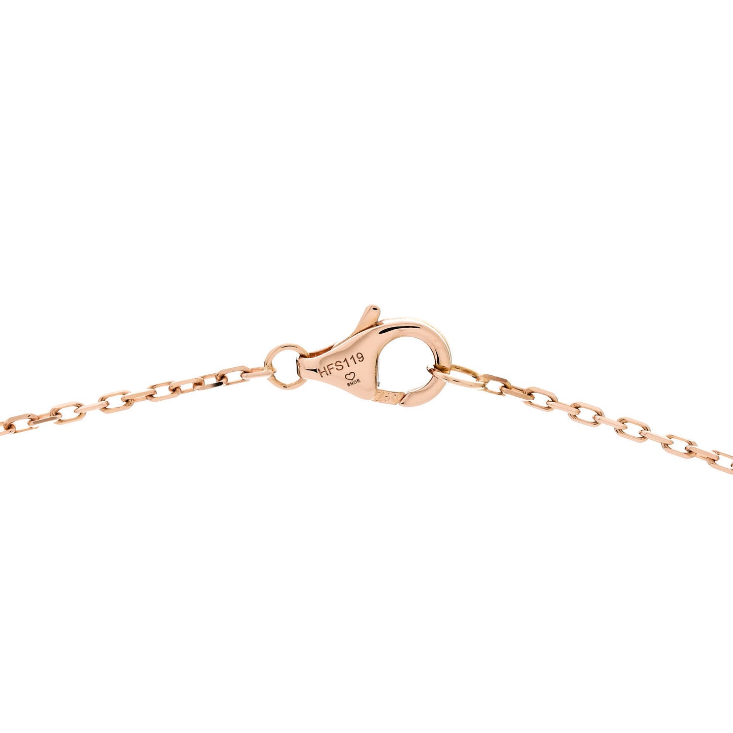 18K Pink Yellow White Gold Baby Trinity Pendant Necklace