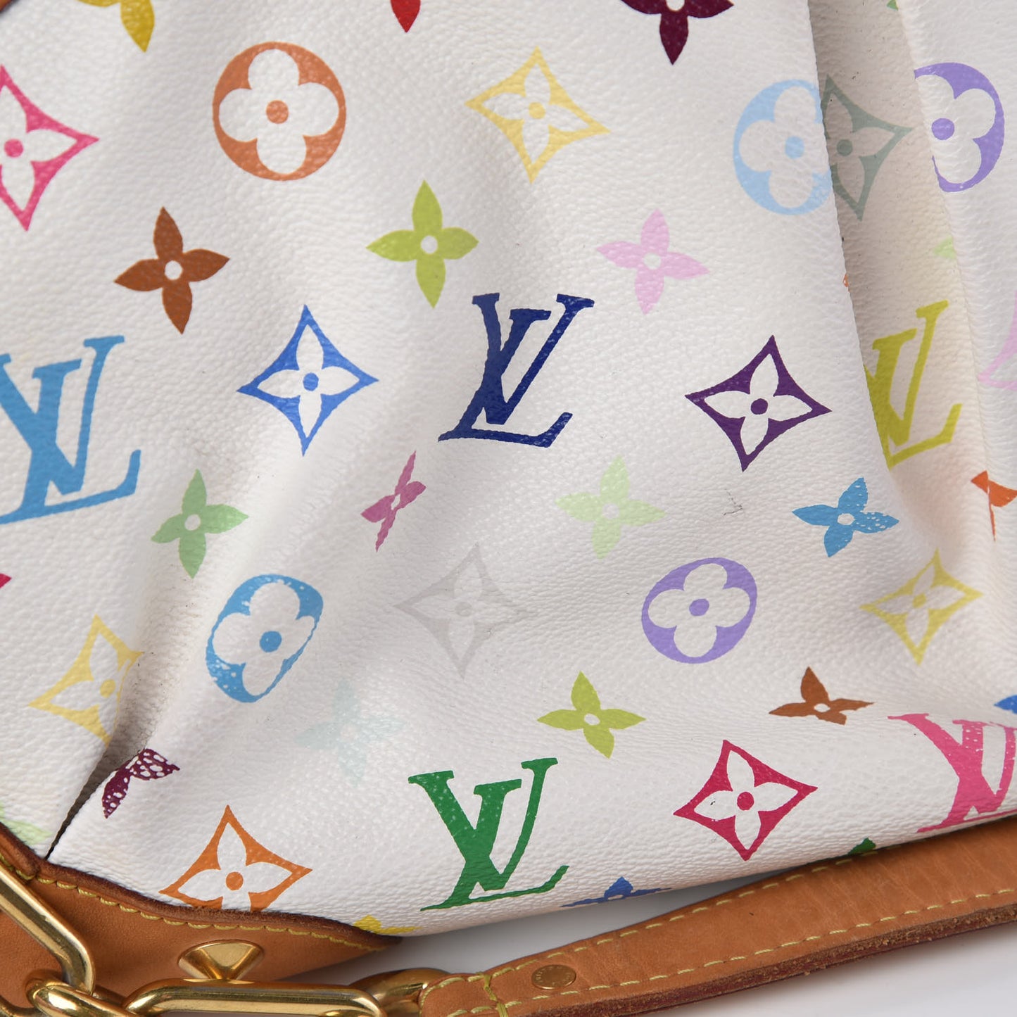 Monogram Multicolor Judy GM White