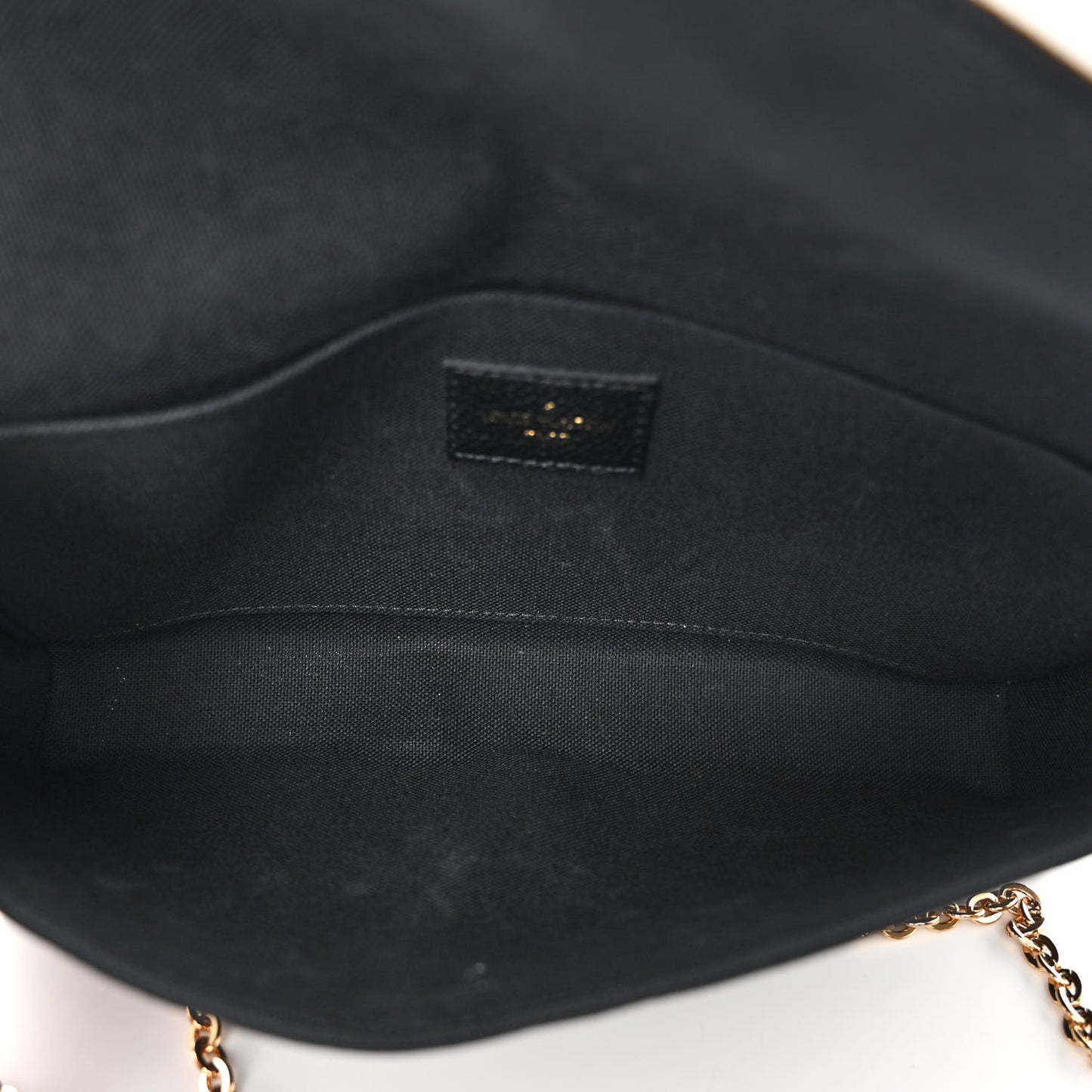 Empreinte Pochette Felicie Chain Wallet Black