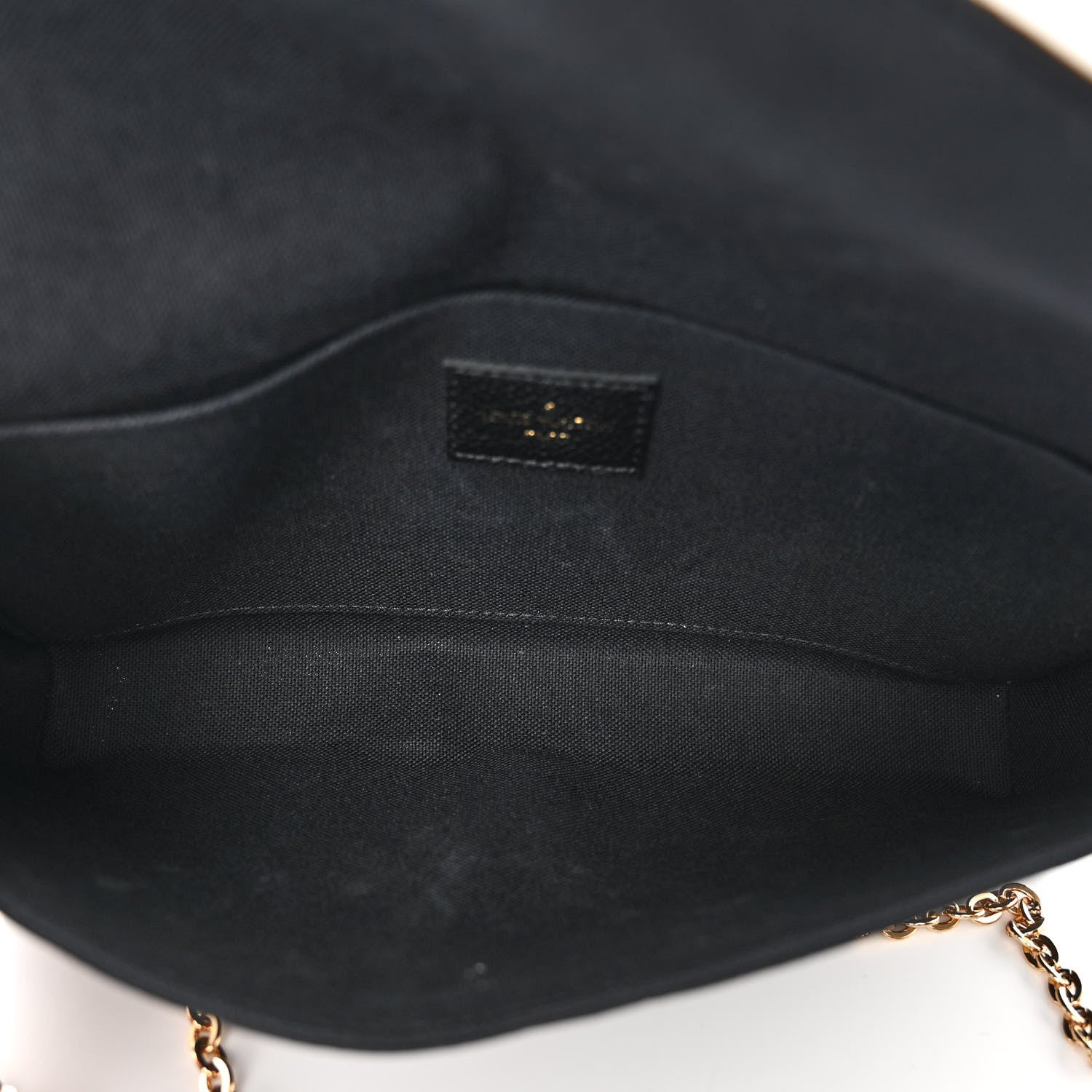 Louis Vuitton Empreinte Pochette Felicie Chain Wallet Black 6 of 10