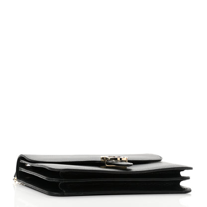 Gucci Dollar Calfskin Interlocking G Shoulder Bag Black 4 of 10