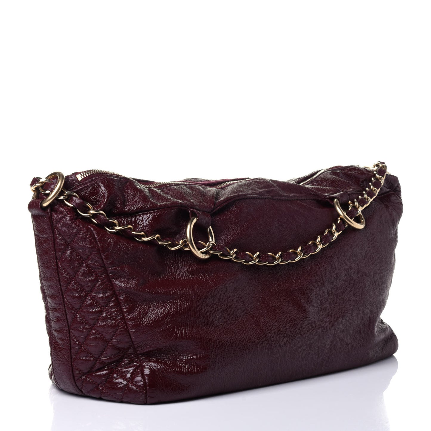 Vinyl Medium Rock and Chain Bowler Bordeaux