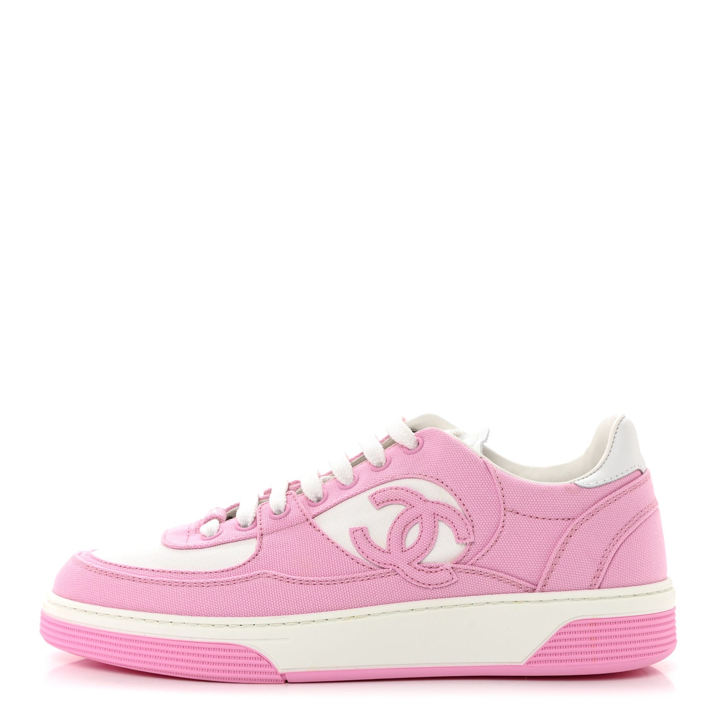 Cotton Sneakers 39 Pink White