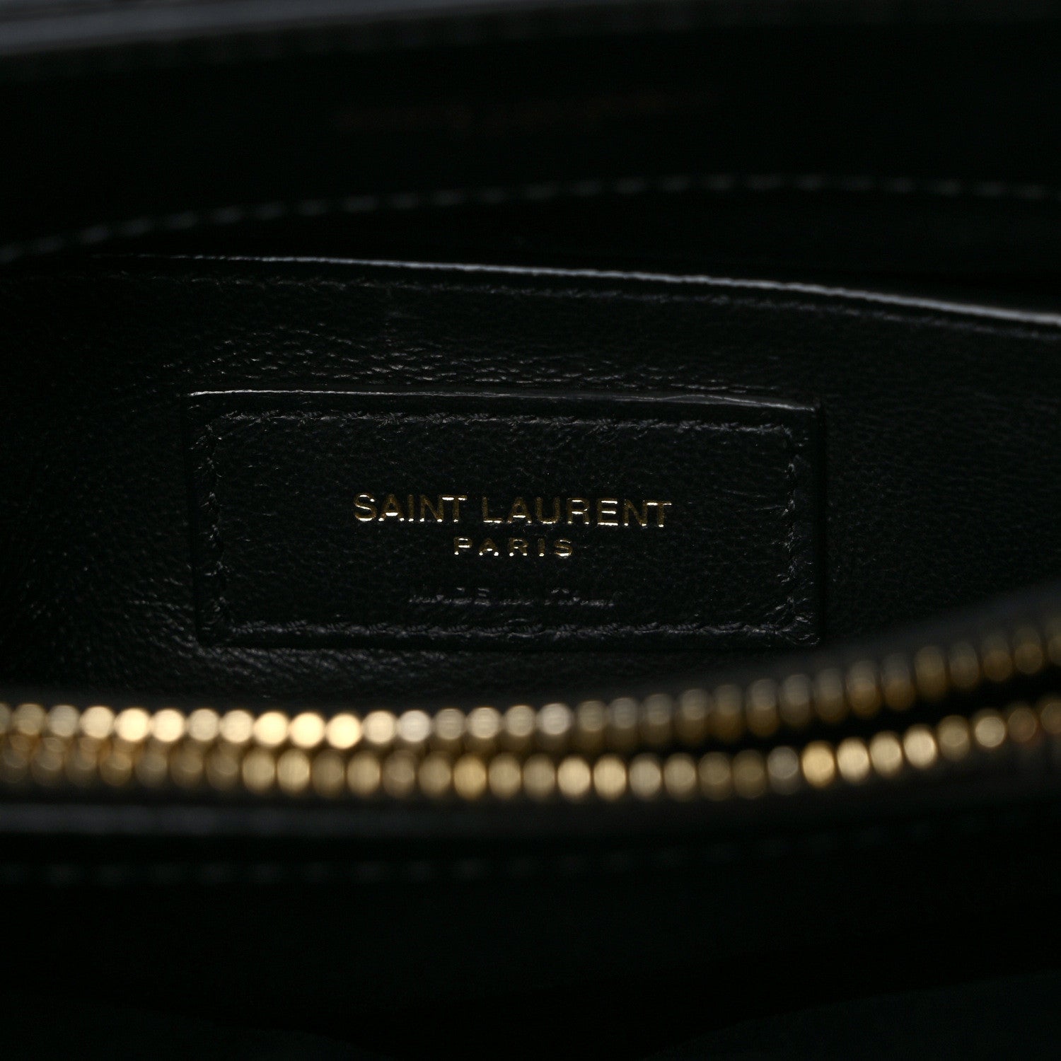 Saint Laurent Calfskin Y Quilted Monogram Small Loulou Chain Satchel Black 6 of 10