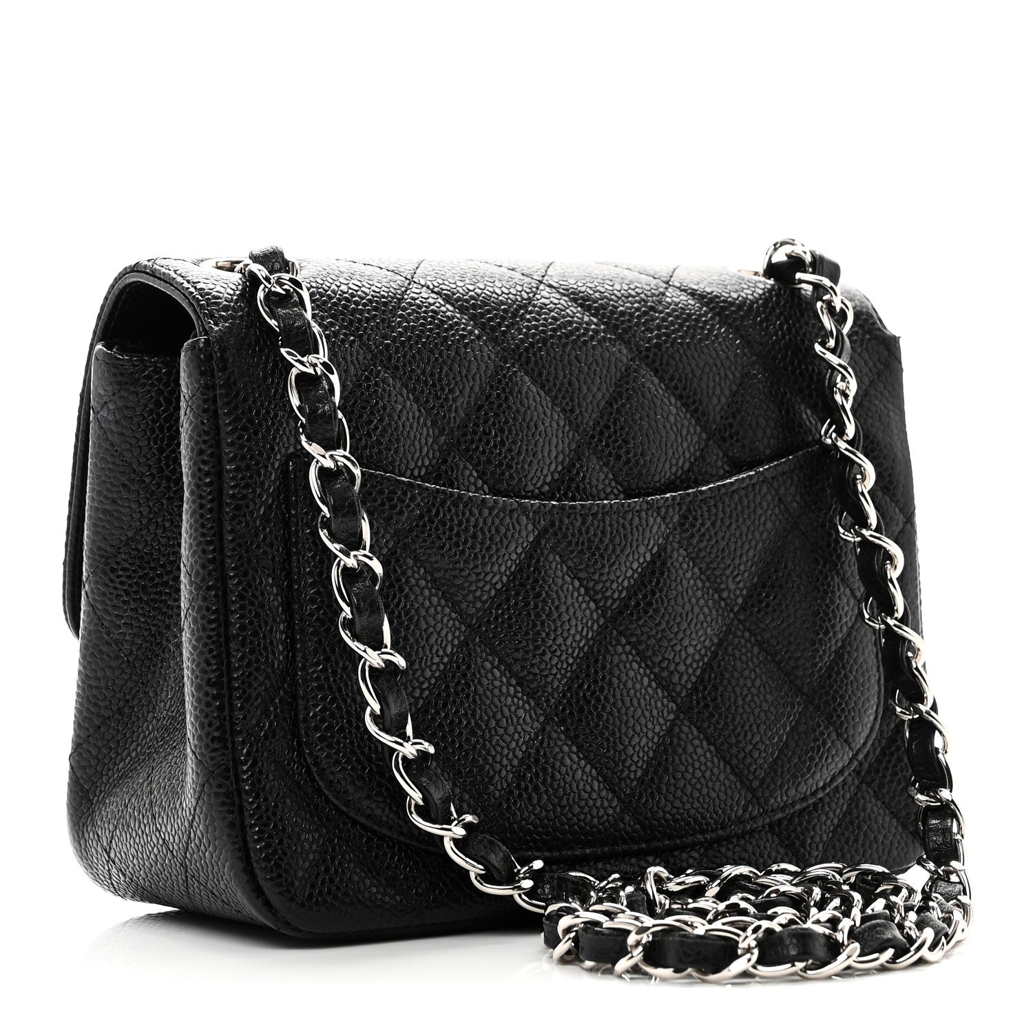 Chanel Caviar Quilted Mini Square Flap Black 3 of 10