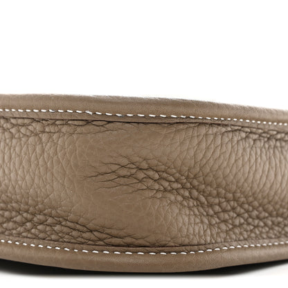 Hermes Taurillon Clemence Evelyne TPM Etoupe 10 of 11