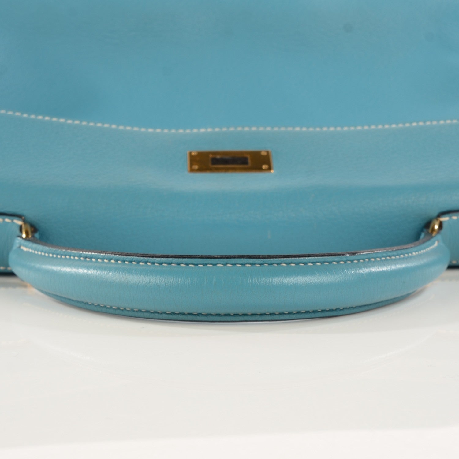 Hermes Taurillon Clemence Kelly Retourne 32 Blue Jean 14 of 20
