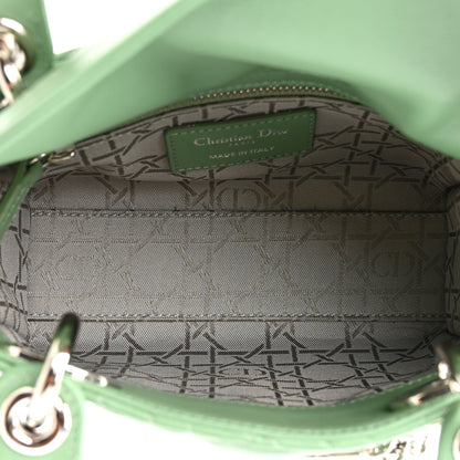 Christian Dior Lambskin Cannage Mini Lady Dior Green 5 of 12