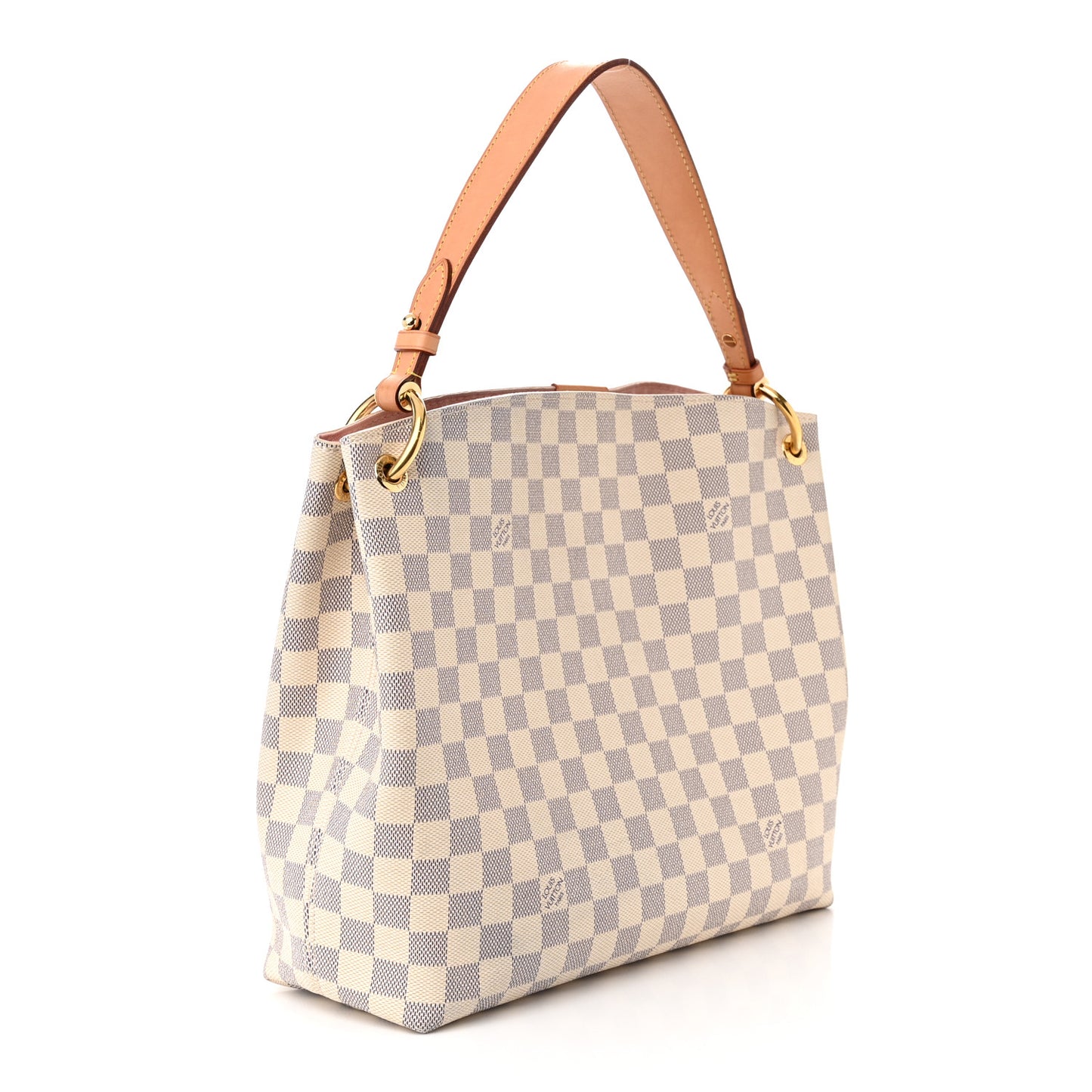 Damier Azur Graceful PM Rose Ballerine