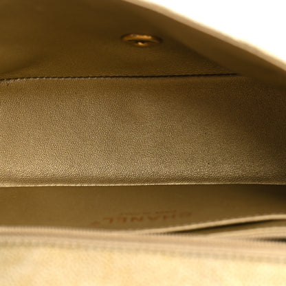 Chanel Metallic Caviar Quilted Mini Rectangular Flap Gold 5 of 11