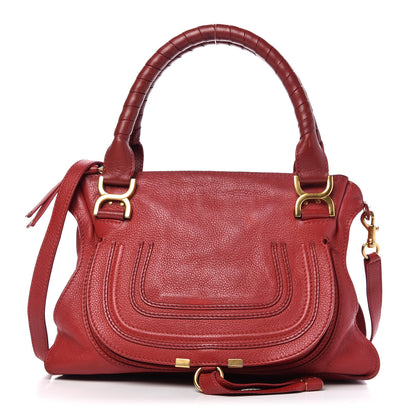 Chloe Calfskin Medium Marcie Satchel Acerola 1 of 13