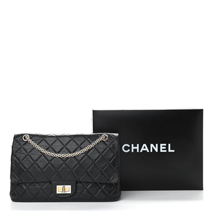 Chanel Aged Calfskin Quilted 50th Anniversary 2.55 Reissue 227 Flap Black 11 of 11