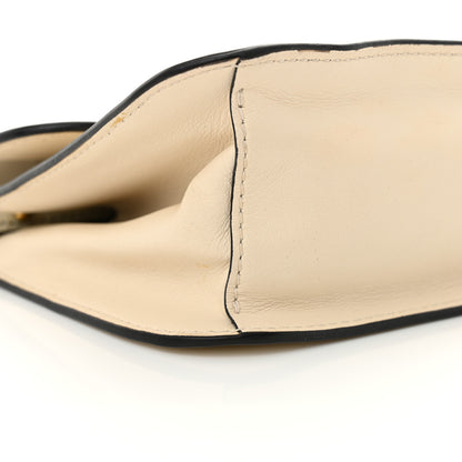 Valentino Garavani Calfskin Vlogo Loco Shoulder Bag Light Ivory 9 of 10