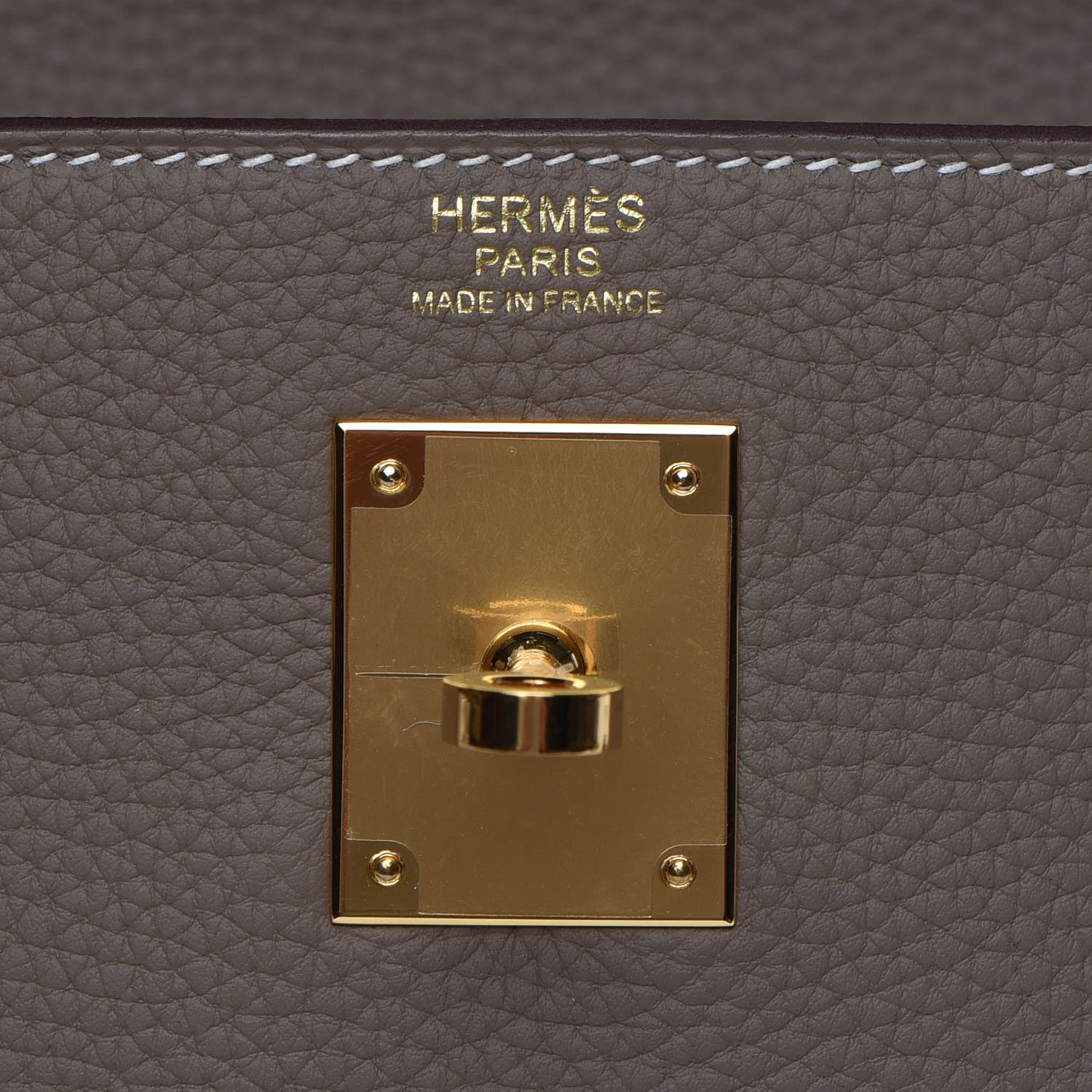 Hermes Togo Kelly Retourne 32 Etoupe 20 of 30