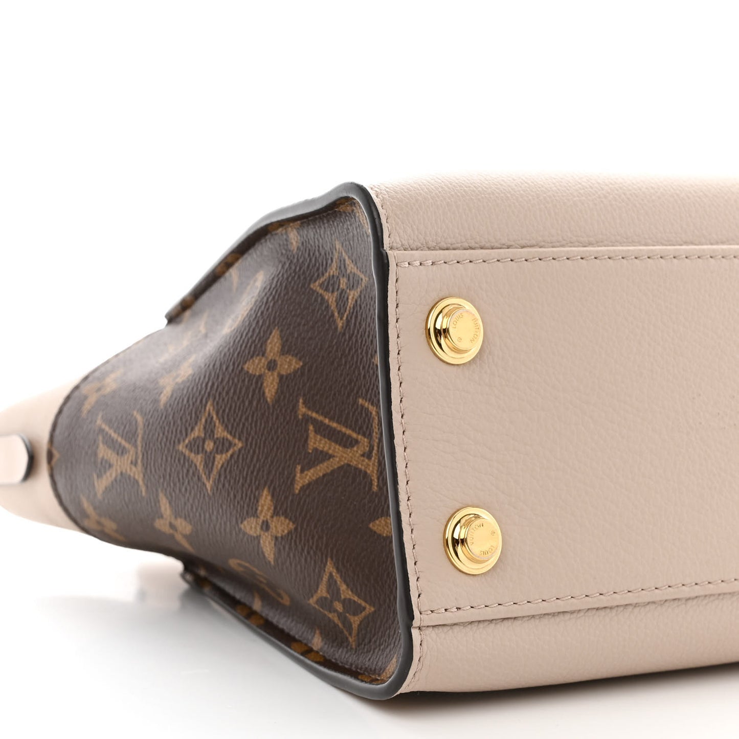 Calfskin Monogram On My Side PM Greige