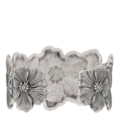 Buccellati Sterling Silver Blossoms Gardenia Cuff Bracelet 2 of 3