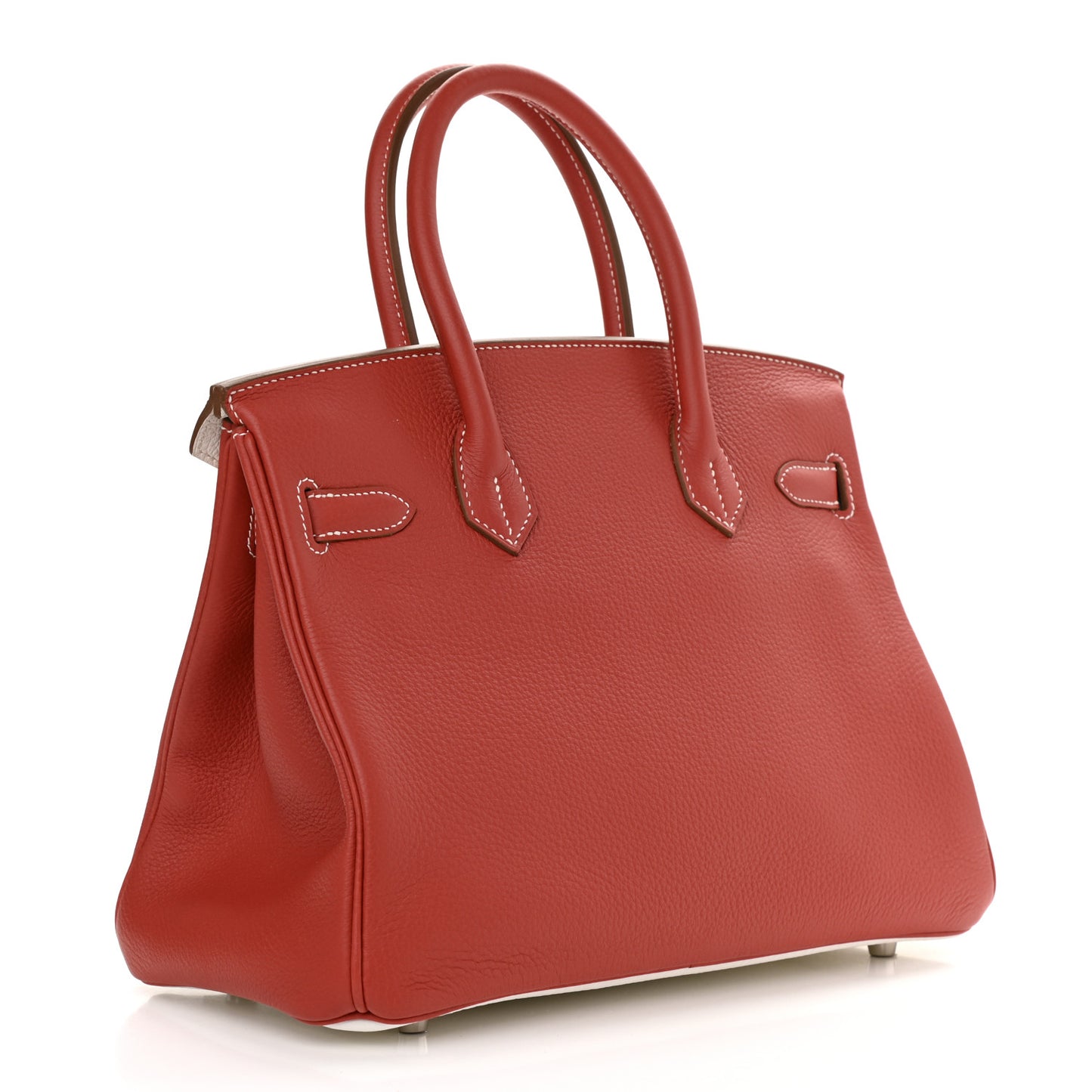 Togo Eclat Birkin 30 Sanguine White