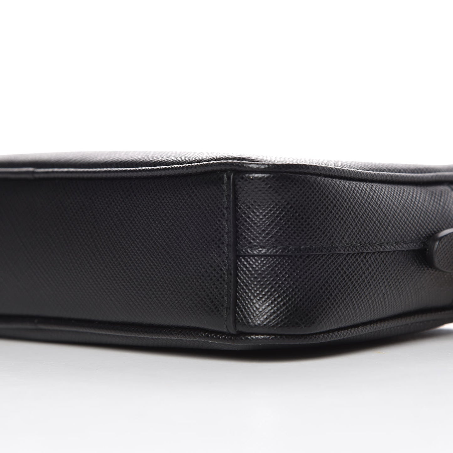 Saffiano Small Camera Crossbody Bag Black