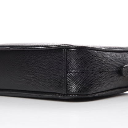 Prada Saffiano Small Camera Crossbody Bag Black 6 of 9