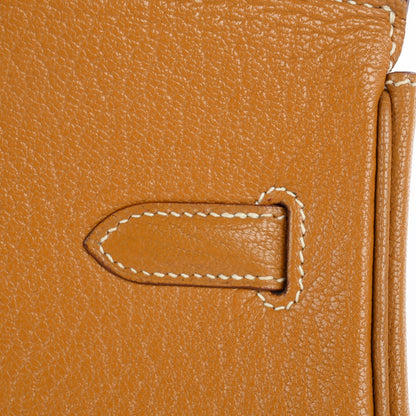 Hermes Chevre De Coromandel Birkin 35 Caramel 7 of 22