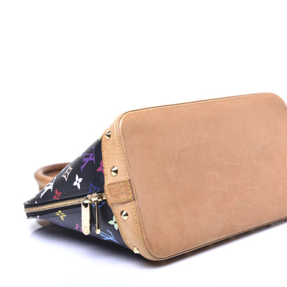 Louis Vuitton Monogram Multicolor Alma Black 7 of 11