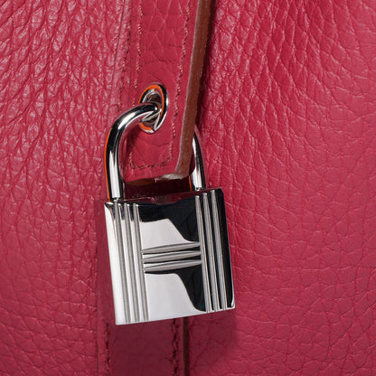 Hermes Togo Picotin Lock PM Rubis 4 of 9