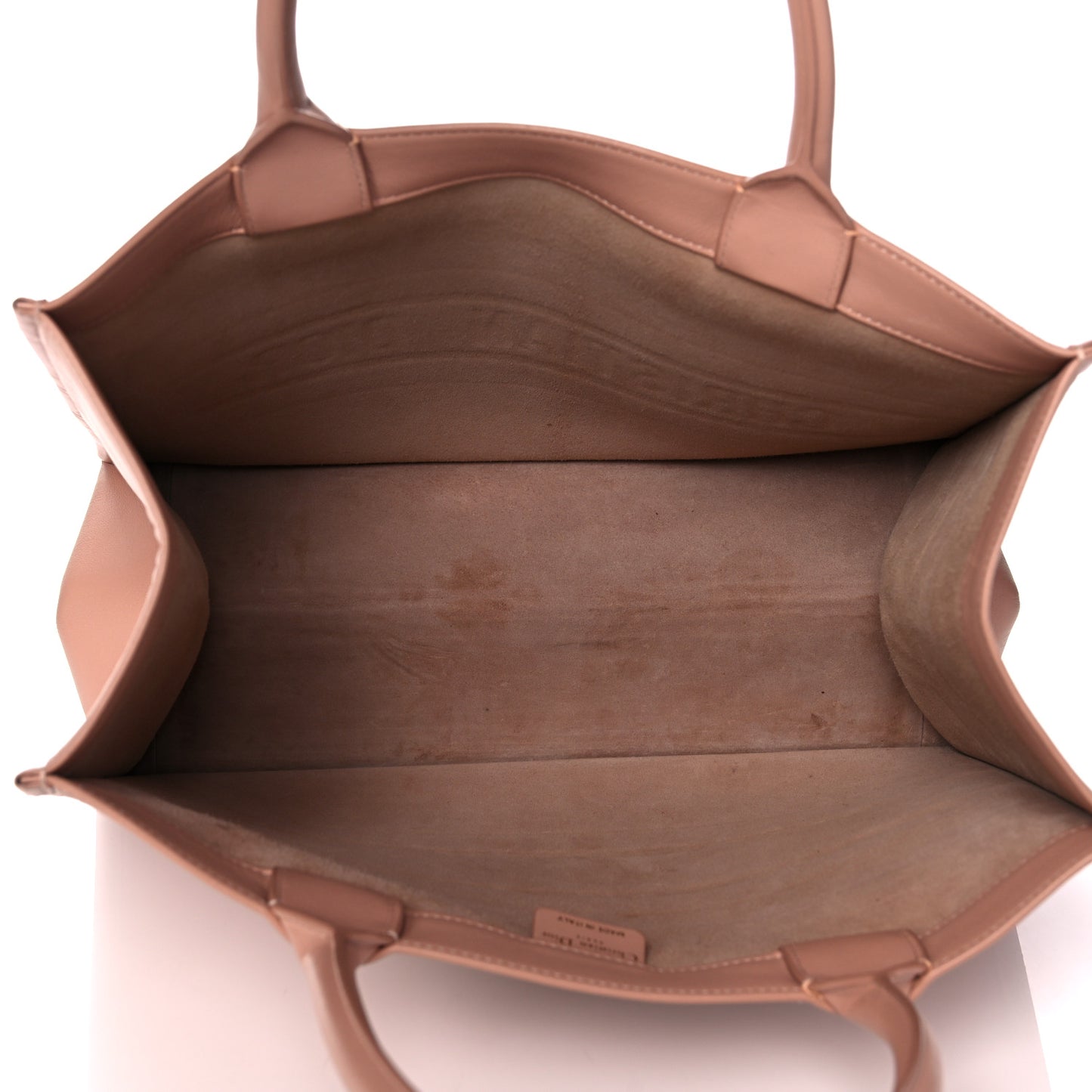 Calfskin Embossed Medium Book Tote Rose de Vents