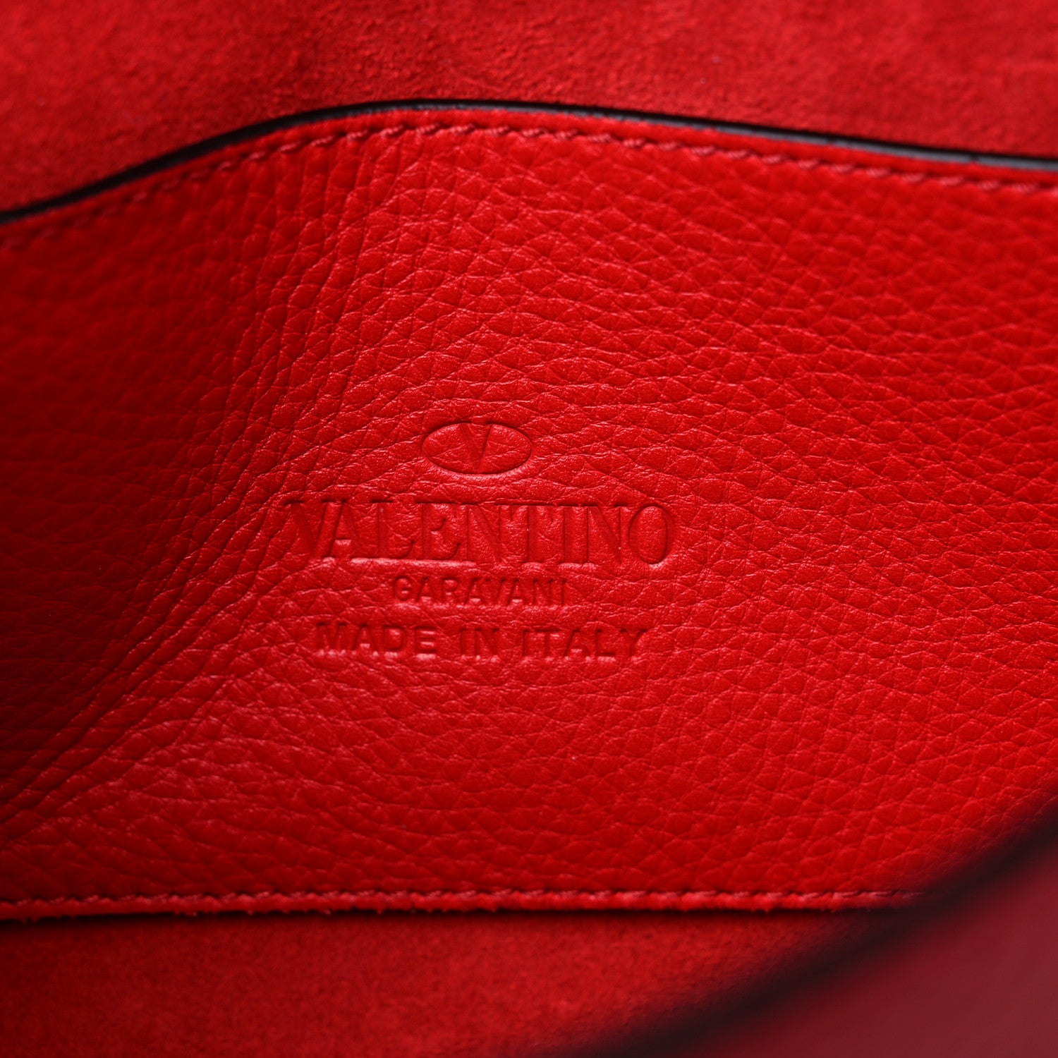 Valentino Garavani Pebbled Calfskin Medium Rockstud Flip Lock Crossbody Bag Rouge Pur 6 of 8