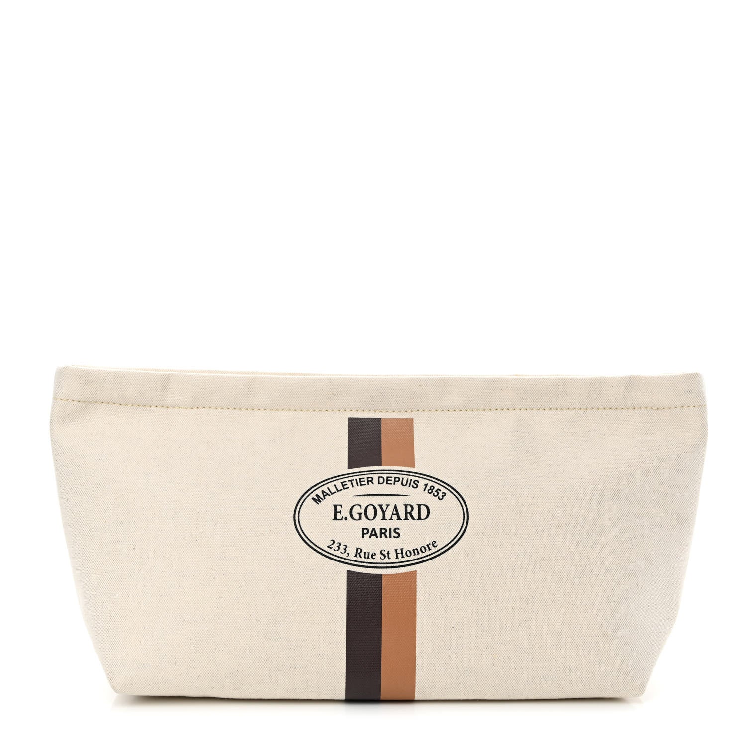 Goyard Canvas Necessaire Organizer Pouch Off White 1 of 9